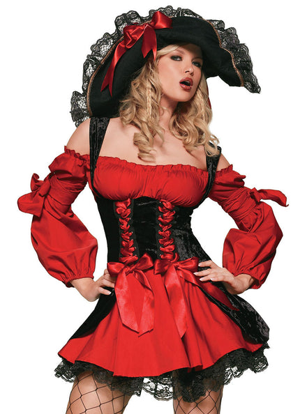 Vixen Red Pirate Womens Sexy Costume