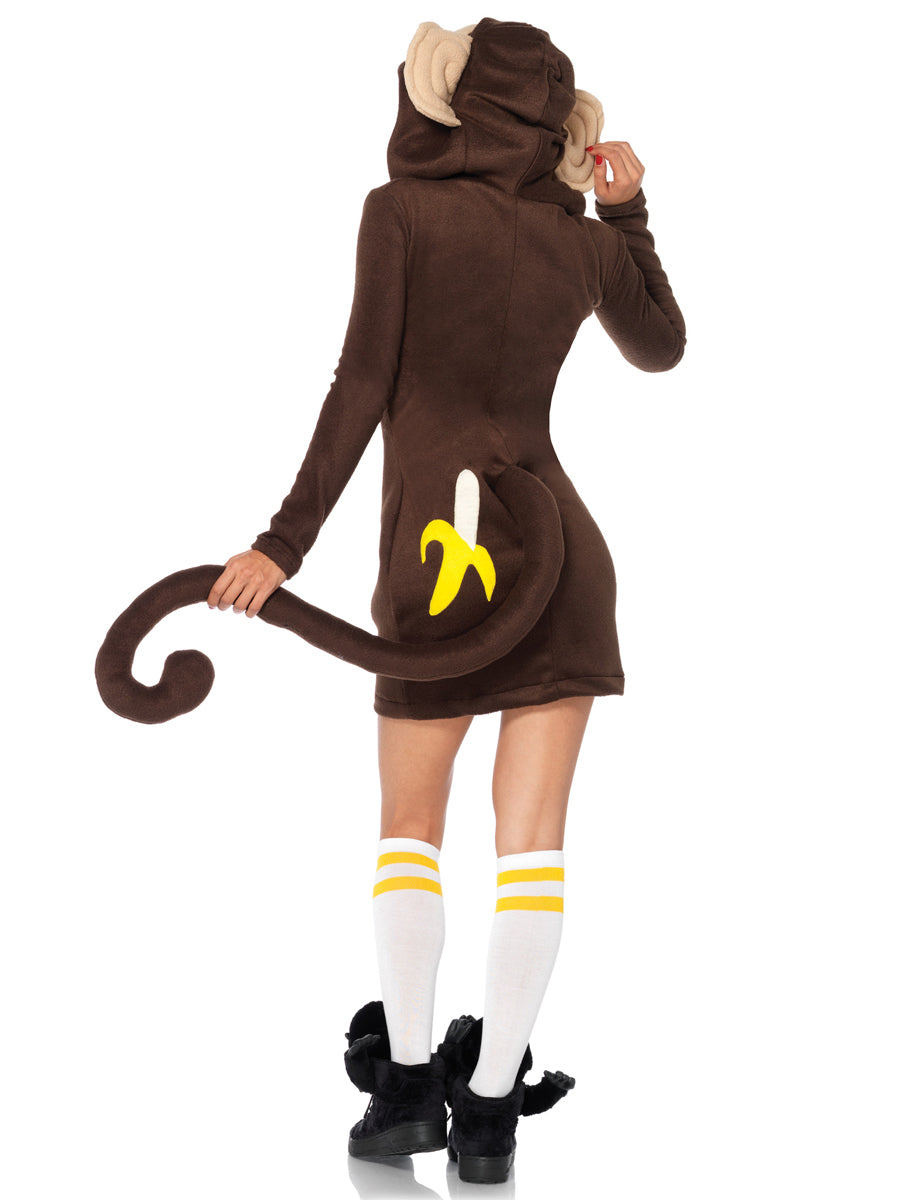 Cozy Cute Monkey Womens Costume