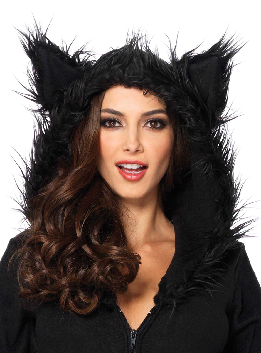 Cozy Black Bat Womens Halloween Costume