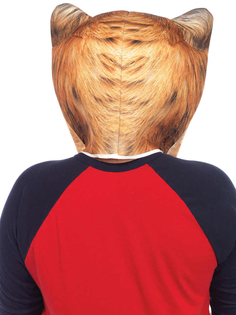 Adults Angry Cat Novelty Foam Costume Mask Back Image