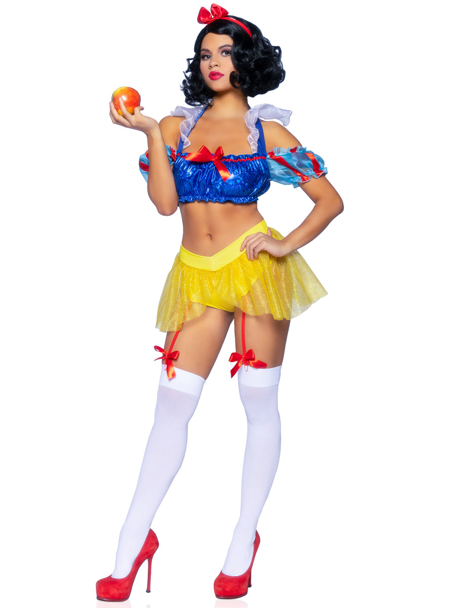 Womens Sexy Snow White Bad Apple Princess Costume Alternative Image