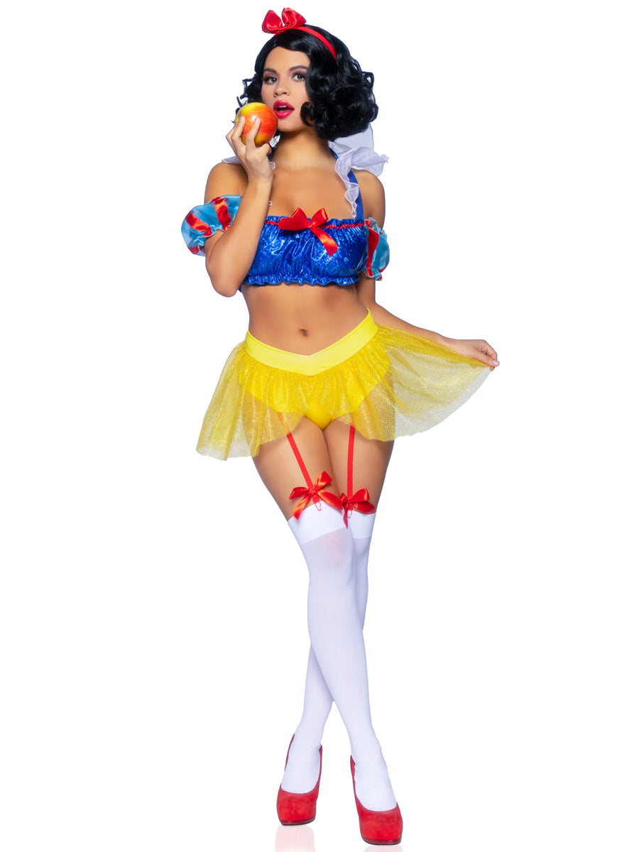 Womens Sexy Snow White Bad Apple Princess Costume Main Image