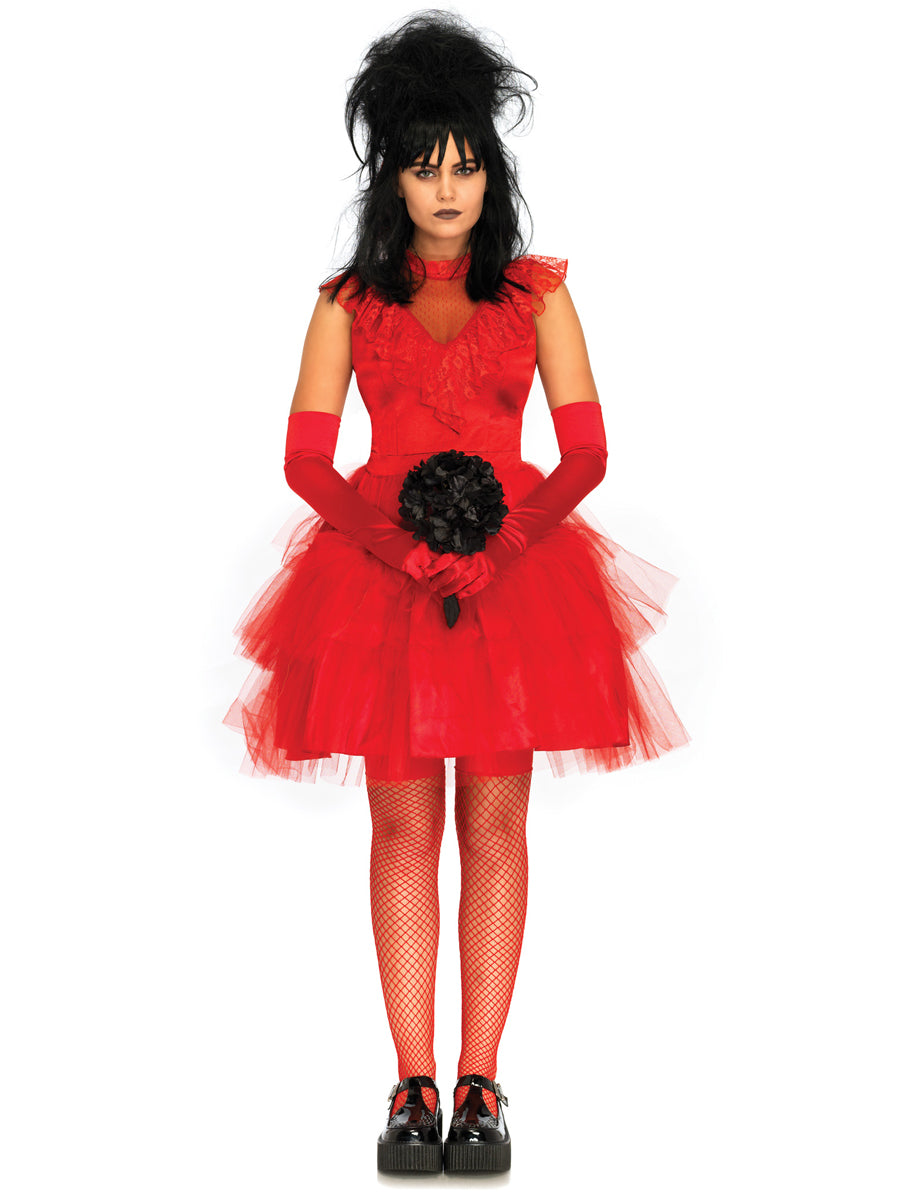 Womens Sexy Red Lydia Beetle Bride Halloween Costume Alternative Image