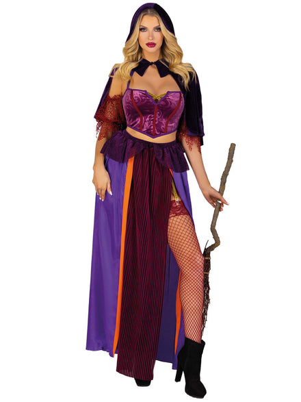 Womens Sexy Black Magic Babe Hocus Pocus Costume Main Image