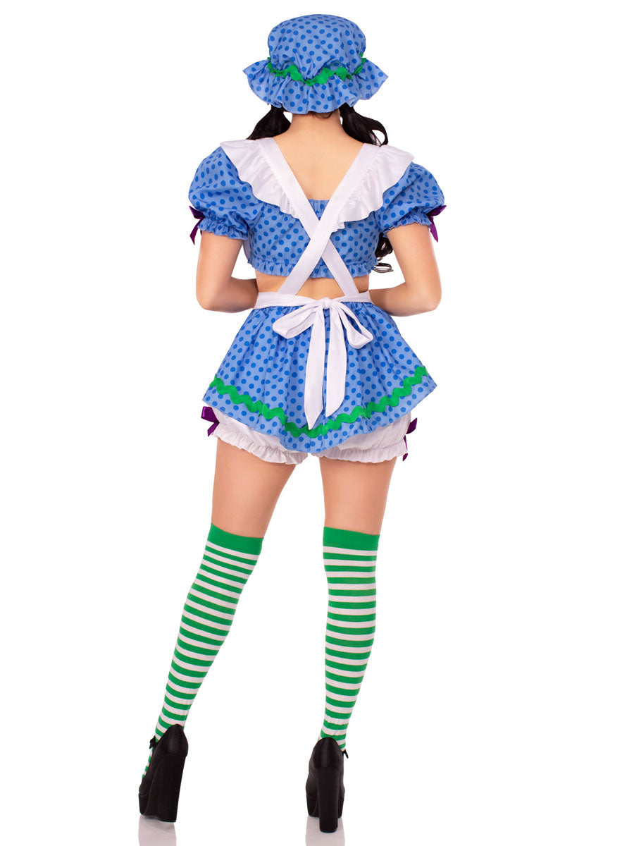 Womens Sexy Blueberry Babe Storybook Costume Back Image