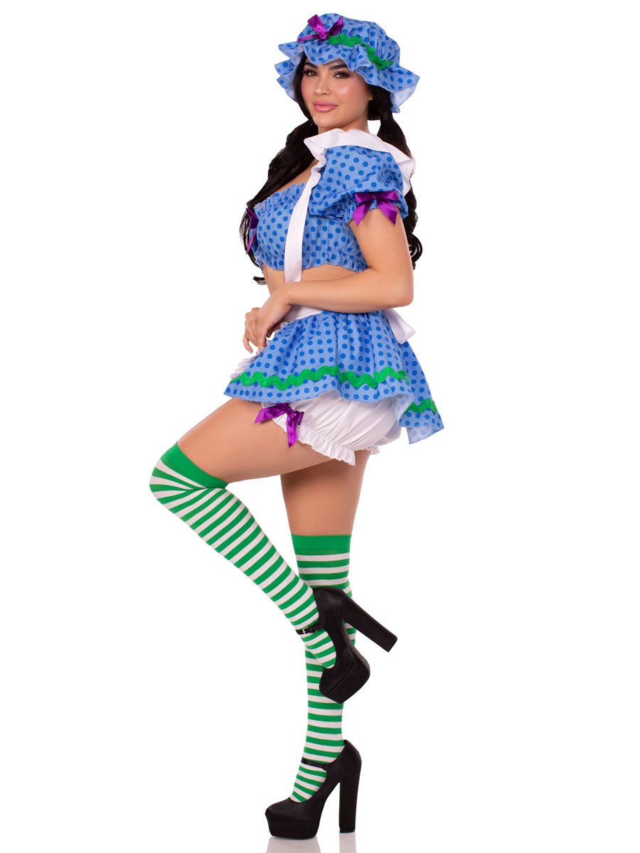Womens Sexy Blueberry Babe Storybook Costume Side Image