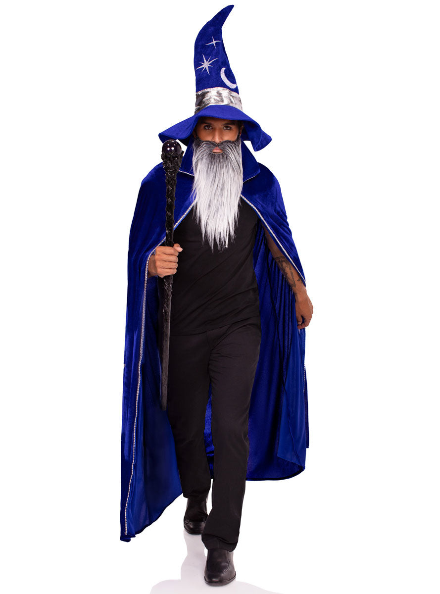 Mens Celestial Blue Wizard Costume Accessory Set Main Image