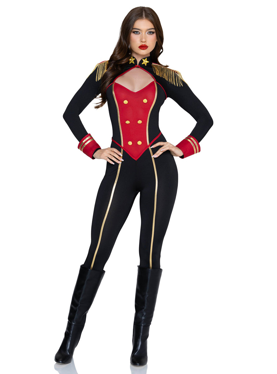 Sexy Womens Commanding Ringmaster Costume Alternate Front Image