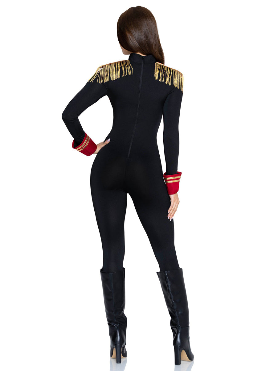 Sexy Womens Commanding Ringmaster Costume Back Image