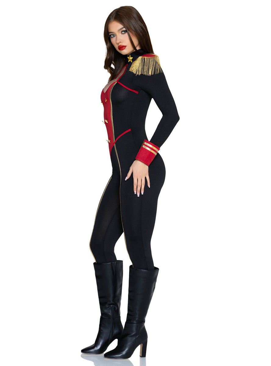 Sexy Womens Commanding Ringmaster Costume Side Image