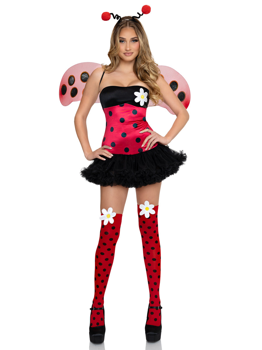 Sexy Womens Daisy Bug Ladybug Costume Front Image