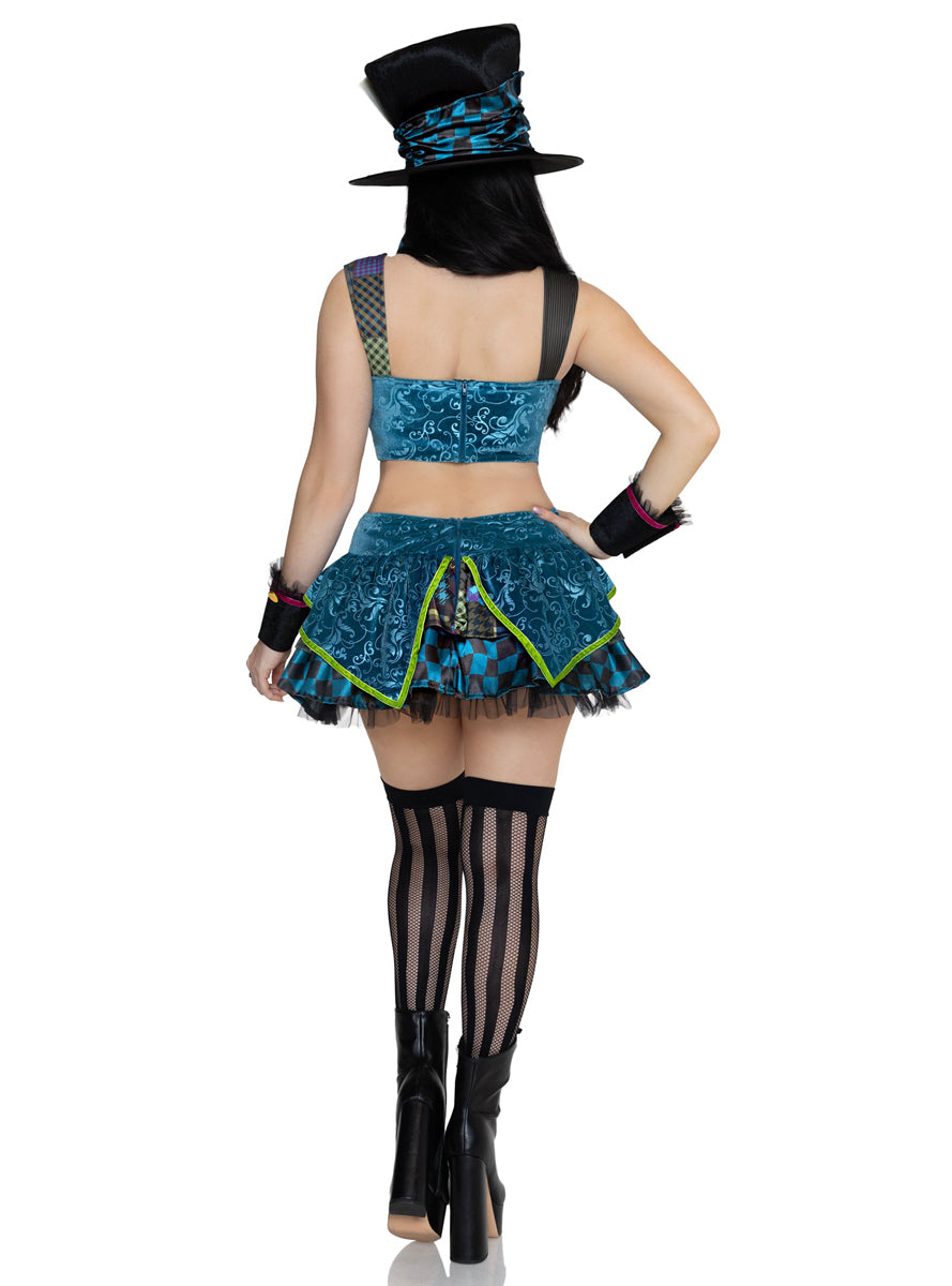 Womens Darling Hatter Mad Hatter Costume Back Image
