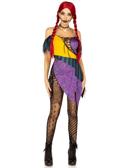 Womens Sexy Sally Darling Rag Doll Halloween Costume Main Image