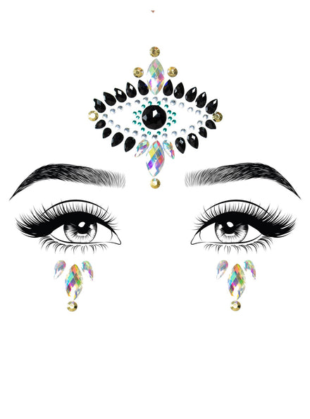 Divinity Third Eye Stick On Body Jewels And Glitter Main Image
