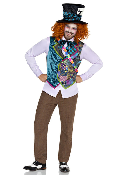 Mens Fairytale Hatter Accessory Set Front Image