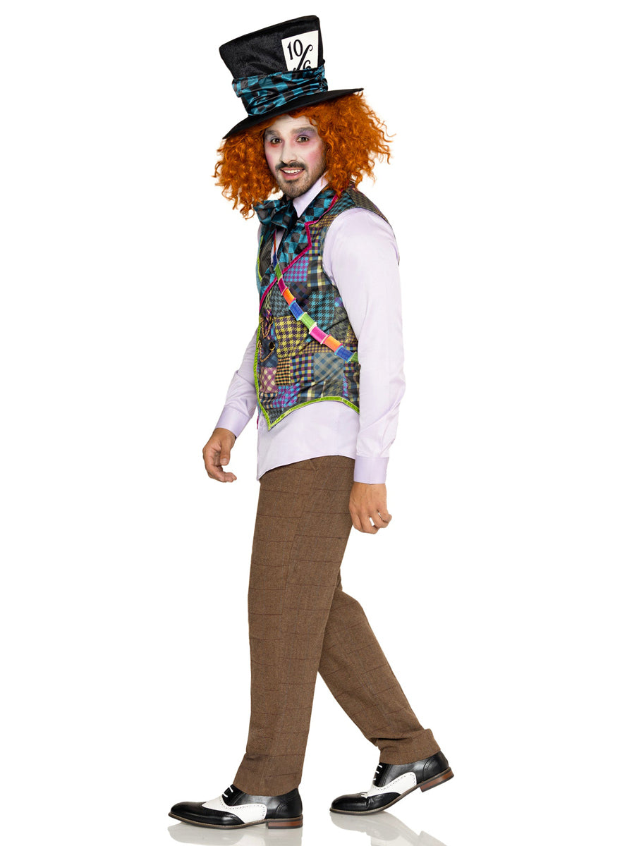 Mens Fairytale Hatter Accessory Set Side Image