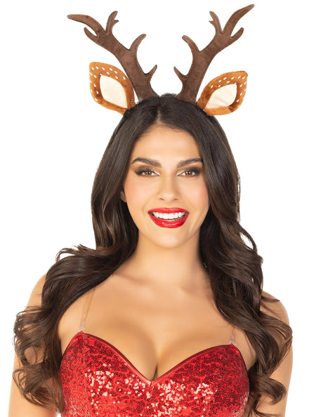 Womens Fawn Deer Antler Costume Headband Main Image