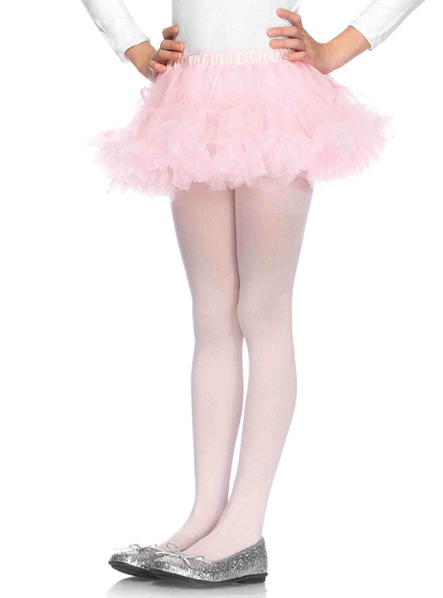 Fluffy Girls Pale Pink Costume Petticoat