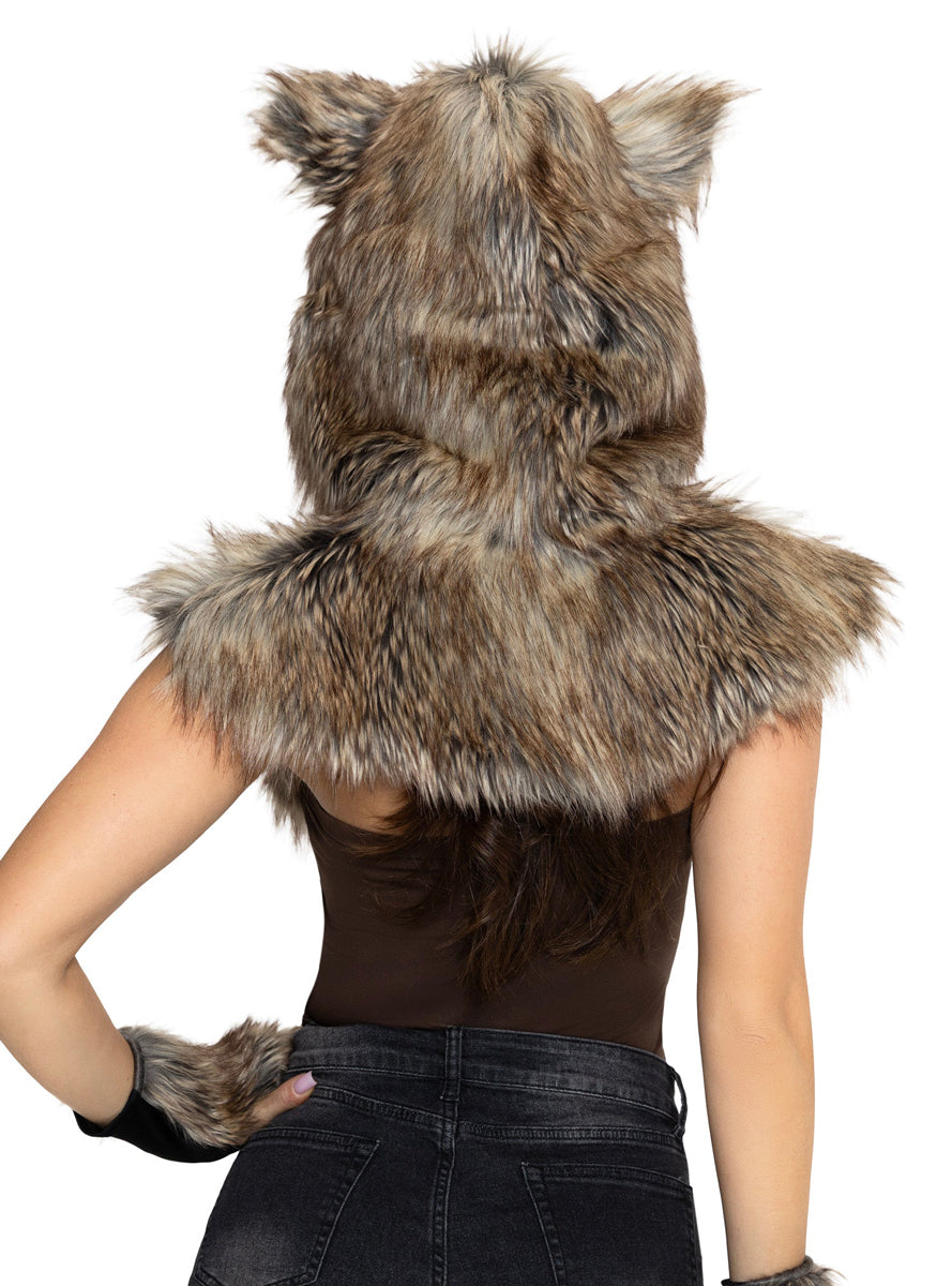 Fluffy Wolf Costume Accessory Set
