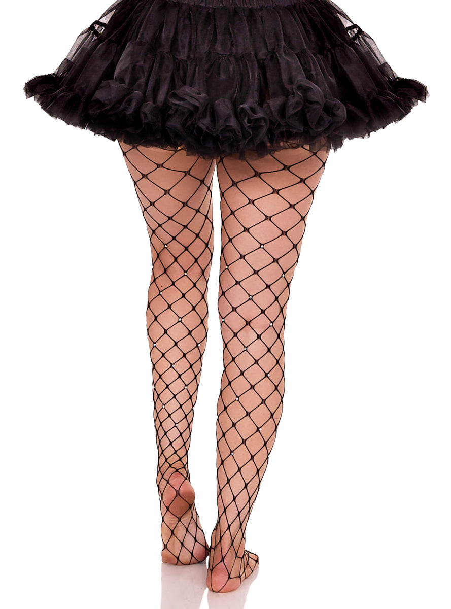 Fluffy Womens Black Mini Tulle Costume Petticoat Back Image