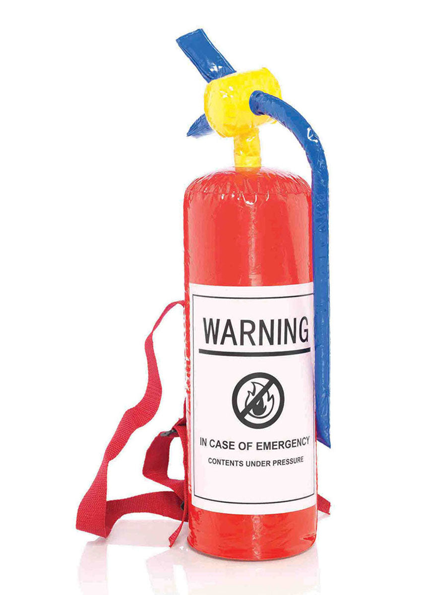 Inflatable Red Fire Extinguisher Costume Accessory