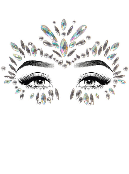 Iris Clear Face Jewels
