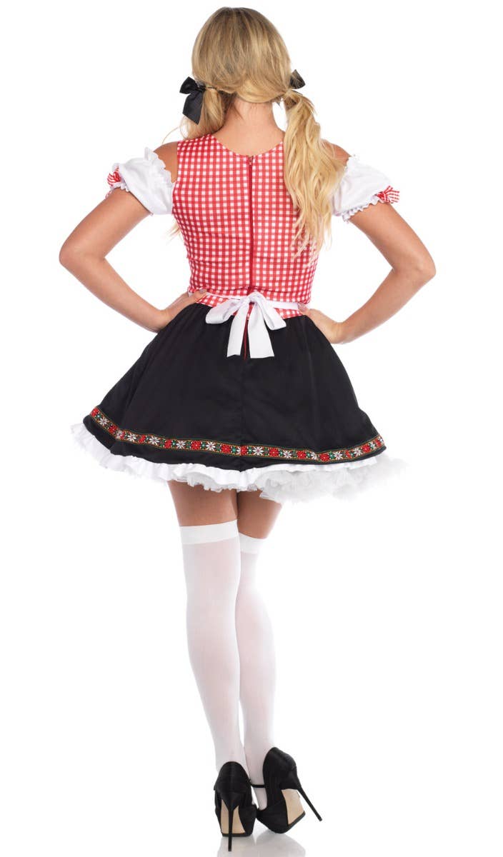 Beer Garden Babe Womens Oktoberfest Costume - Alternate Back Image