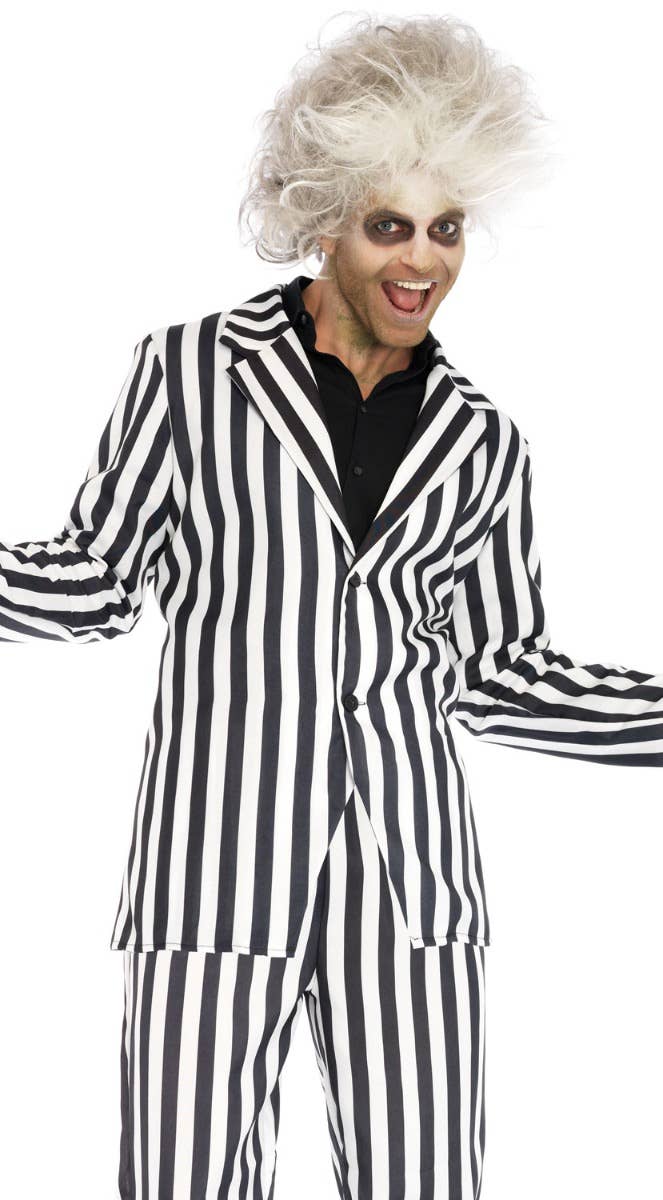 Men's Beetle Boss Beetlejuice Halloween Movie Costume Close Front Image