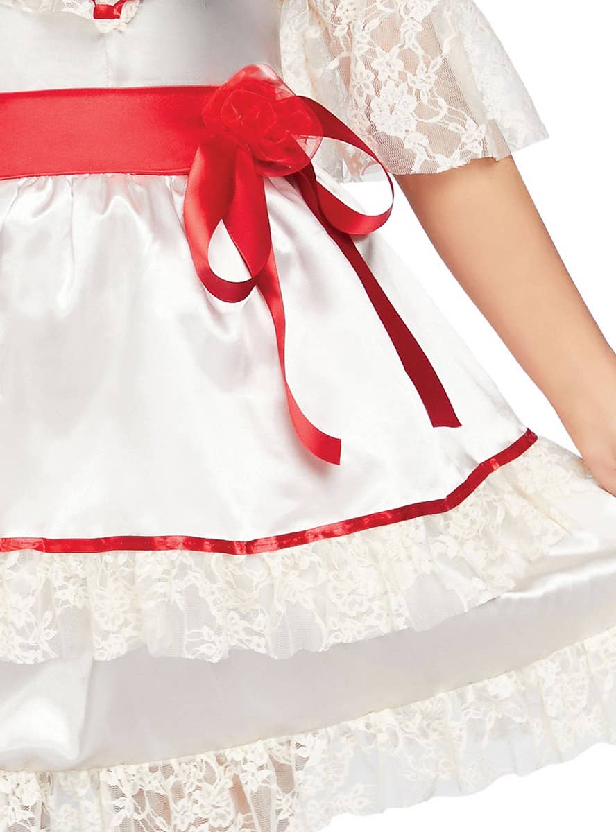 Women's Haunted Doll Annabelle Halloween Fancy Dress Costume - Zoom Skirt View 