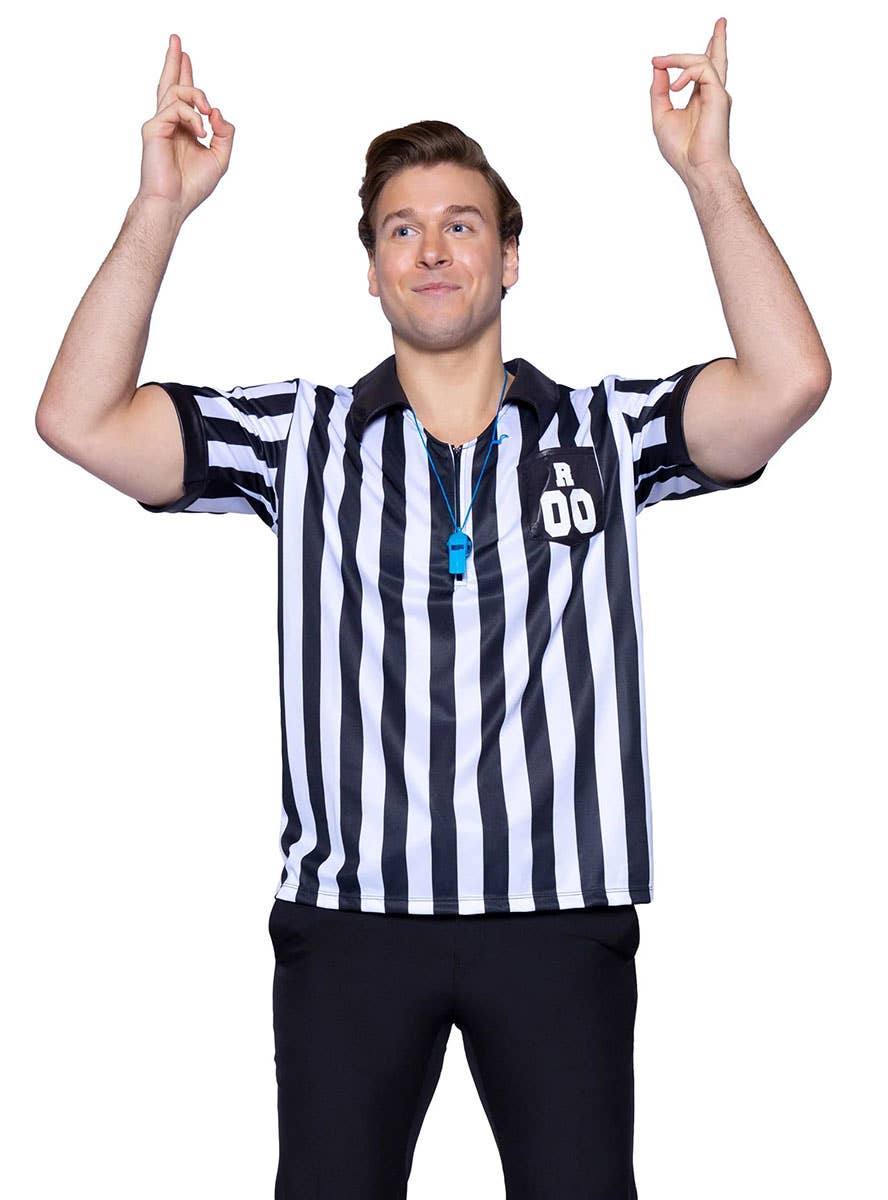 Men's Umpire Leg Avenue Fancy Dress Costume Close Alternate Image 2