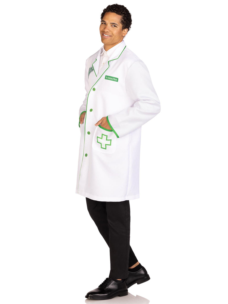 Dr Graham O'Hash Mens Lab Coat Costume