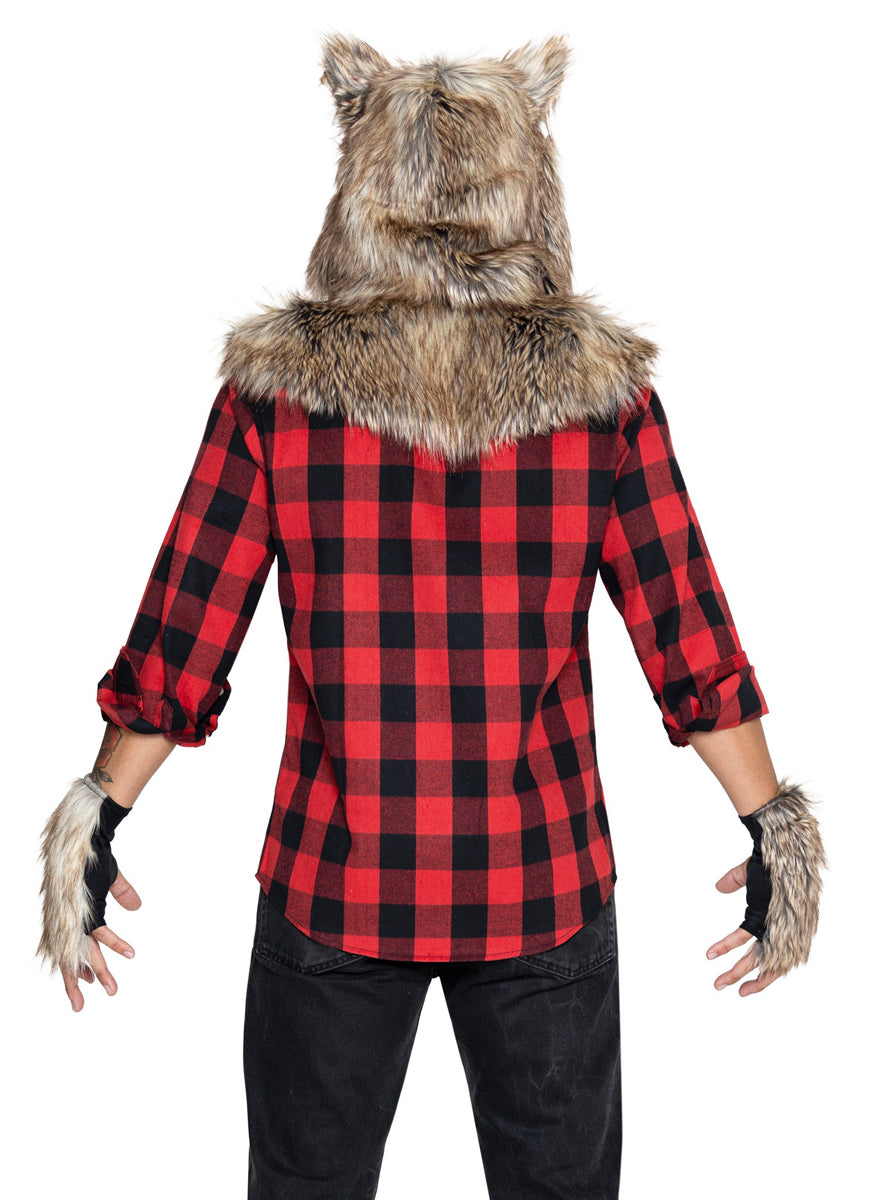 Fluffy Wolf Costume Accessory Set