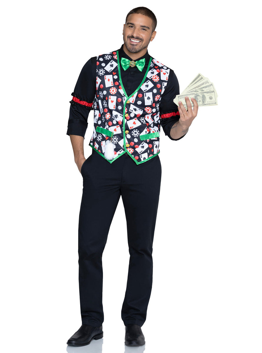 Mes Casino Costume Accessory Set Front Image