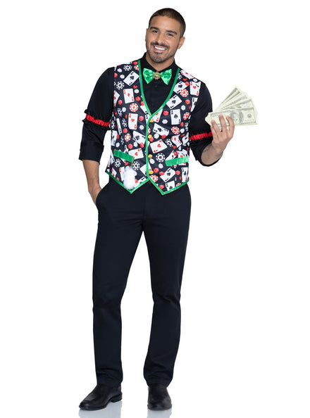 Mes Casino Costume Accessory Set Front Image
