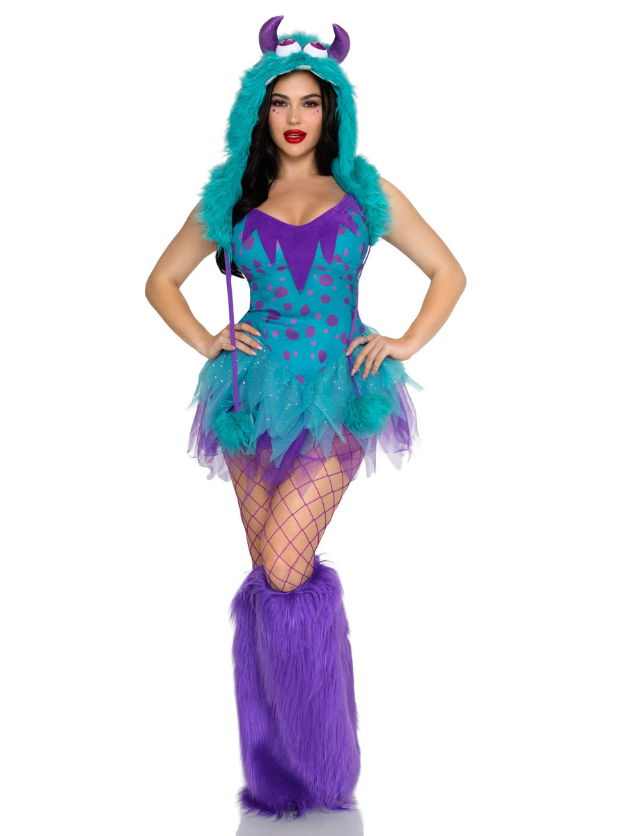 Sexy Womens Monster Hottie Sully Costume Alternate Front Image 2
