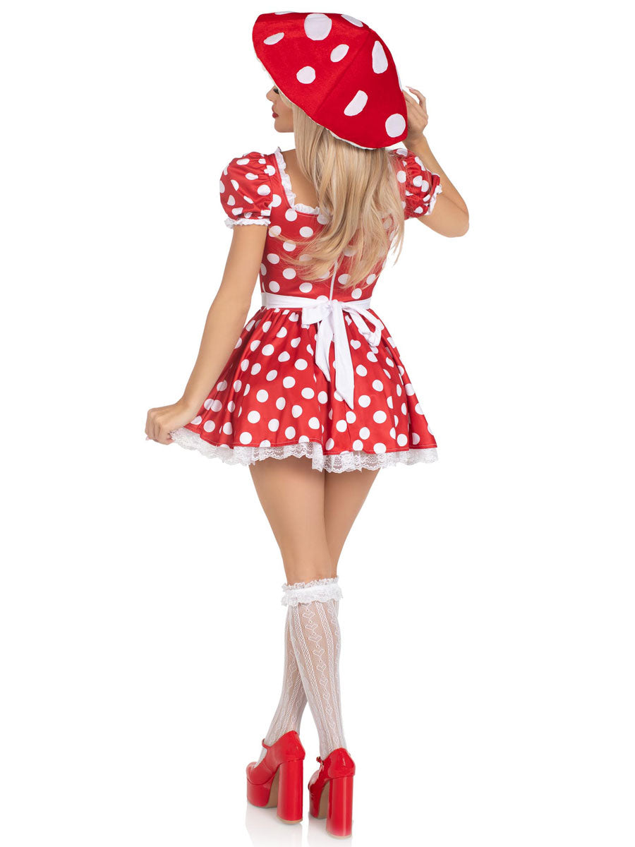 Womens Red And White Mushroom Costume Hat Alternative Image