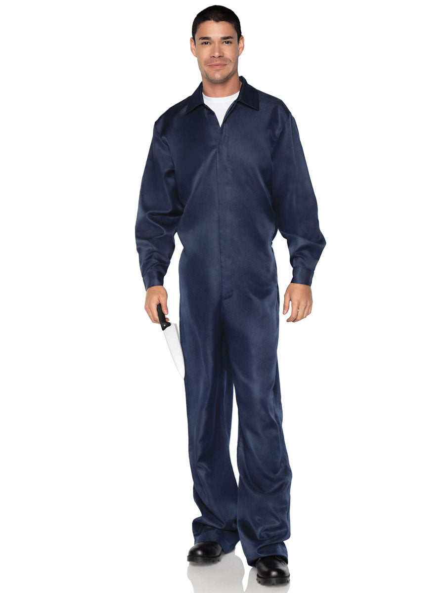 Navy Blue Boiler Suit Mens Costume