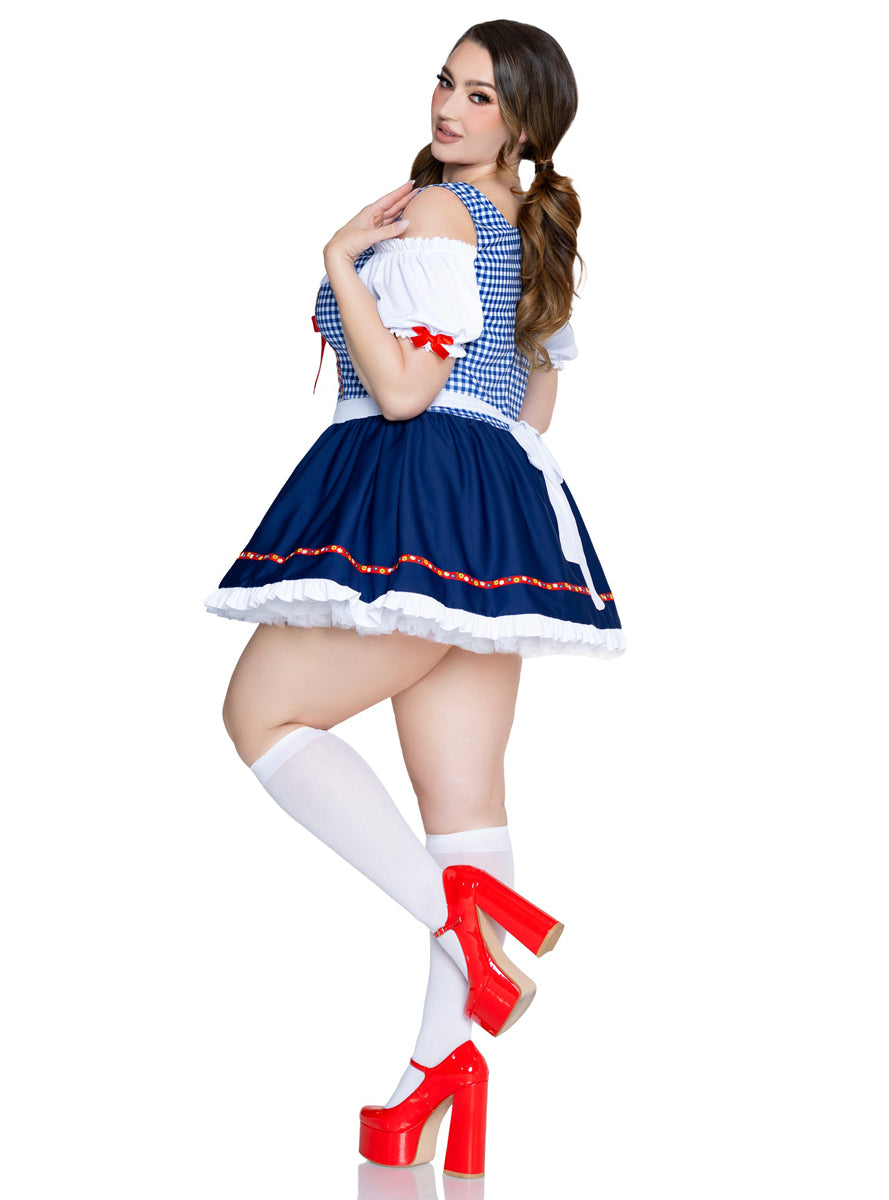 Sexy Plus Size Womens Oktoberfest Cutie German Costume Side Image