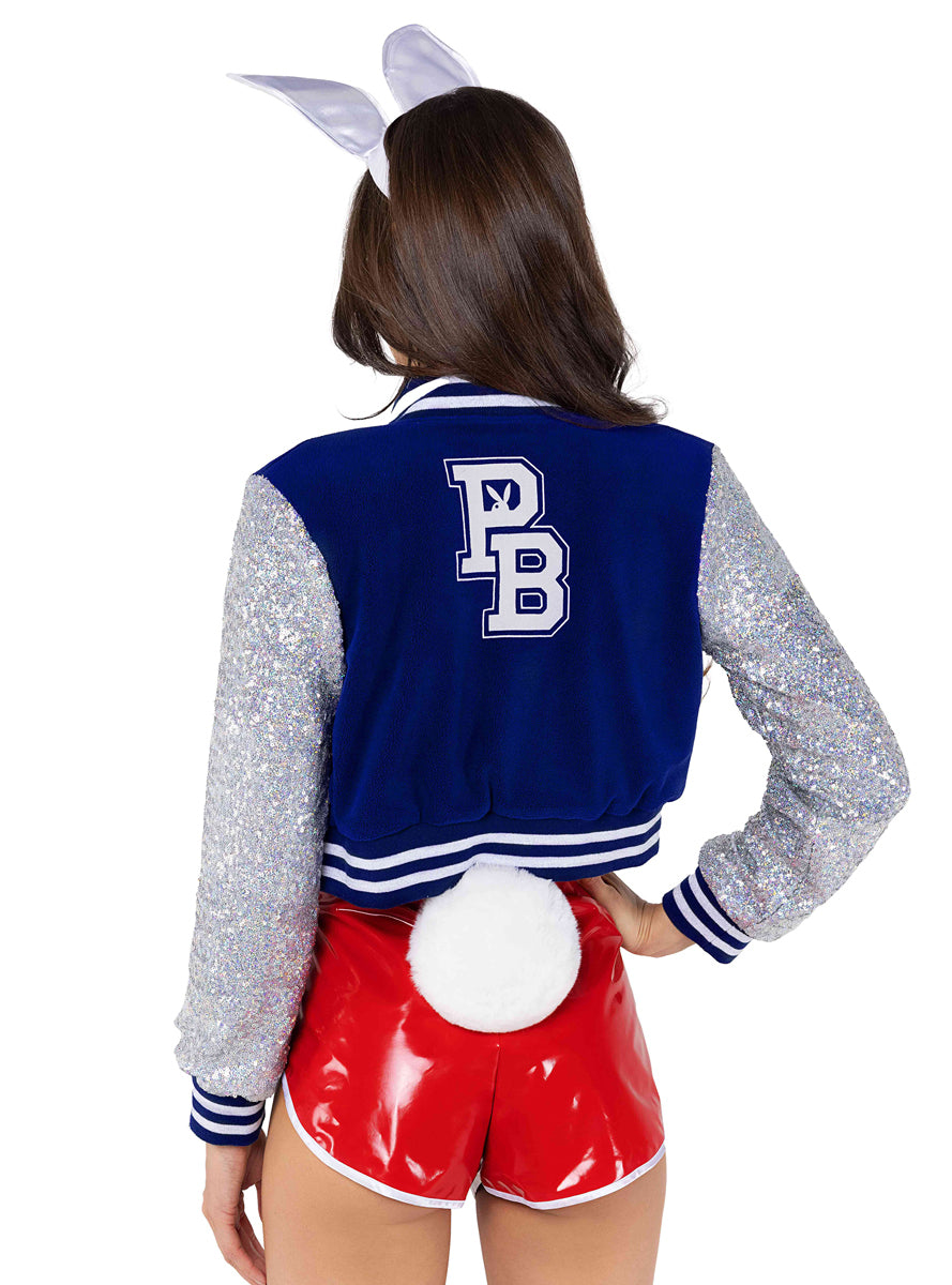 Playboy Athlete Sexy Womens Football Player Costume - Close Back Costume