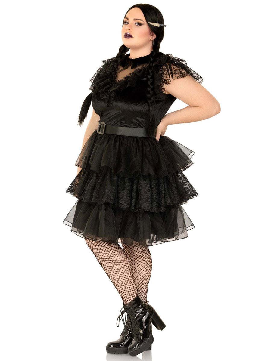 Black Raving Rebel Plus Size Womens Costume