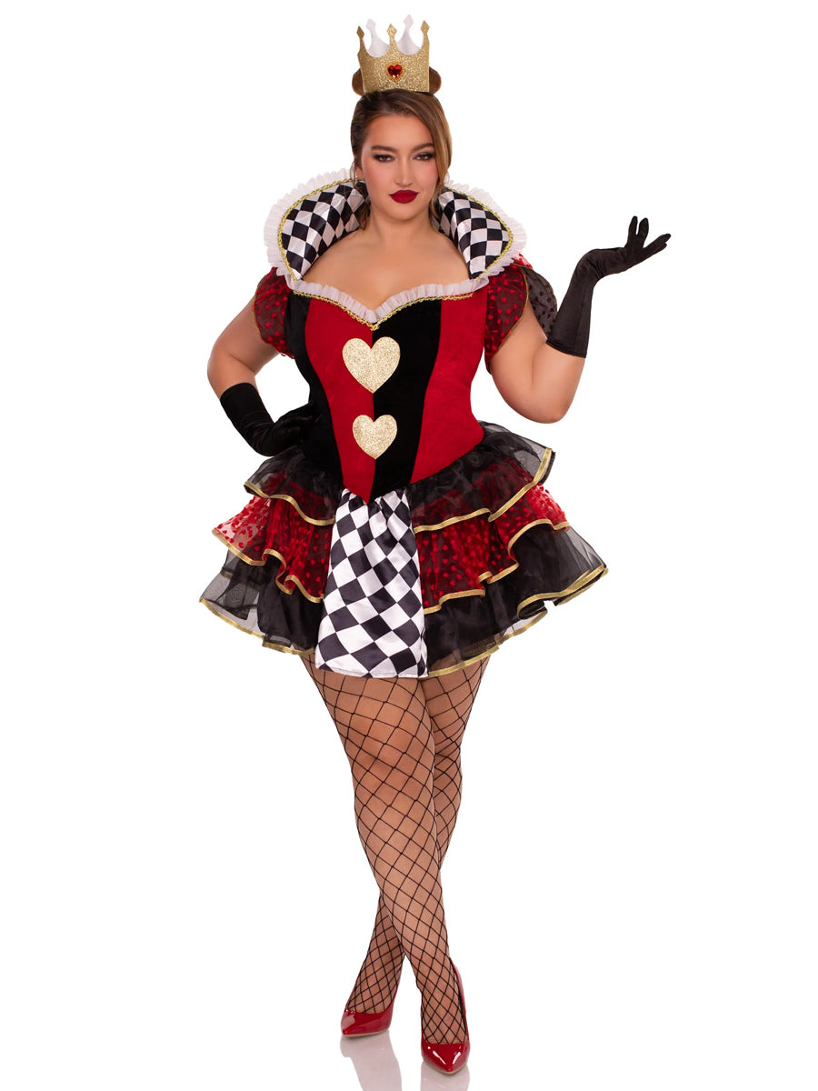 Storybook Red Queen Sexy Plus Size Costume