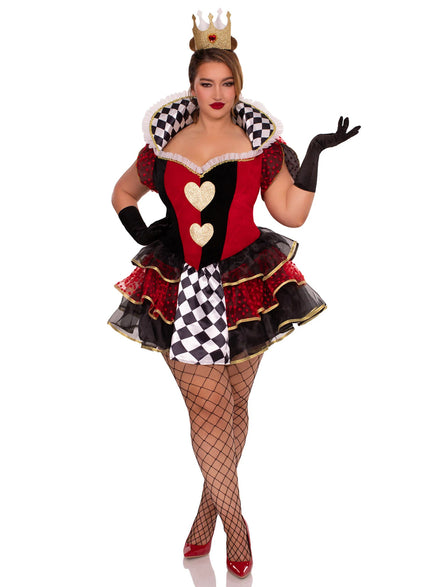 Storybook Red Queen Sexy Plus Size Costume