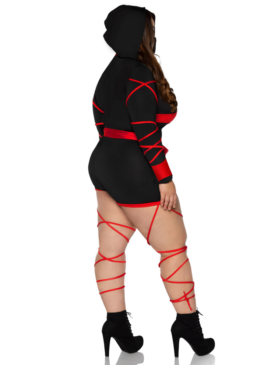 Dragon Red Ninja Sexy Plus Size Costume