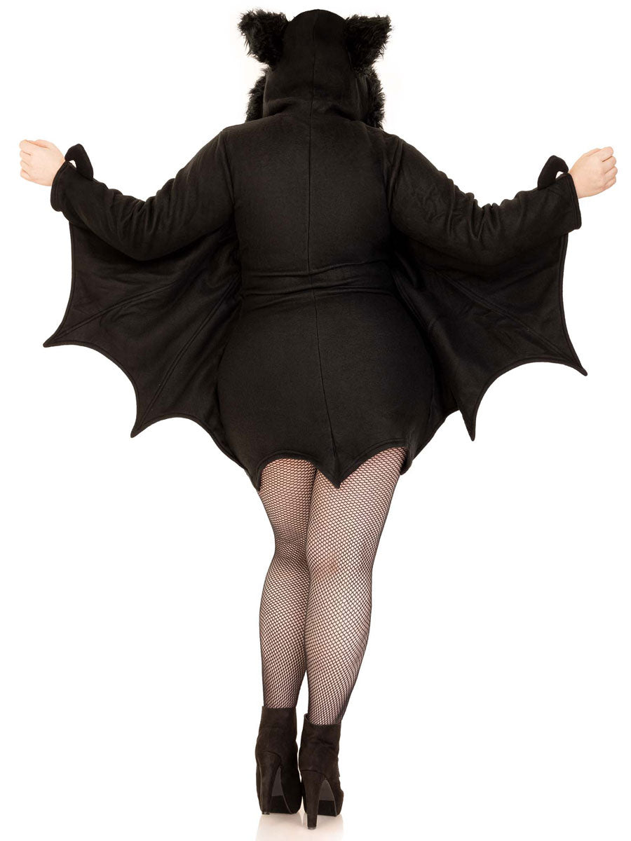 Sexy Black Bat Womens Plus Size Halloween Costume