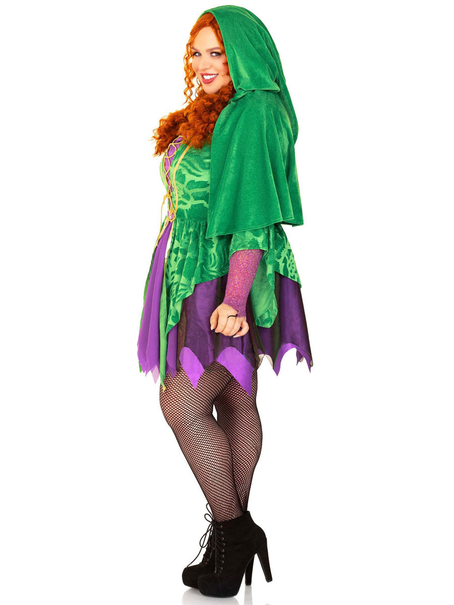 Spellcaster Witch Womens Sexy Plus Size Halloween Costume