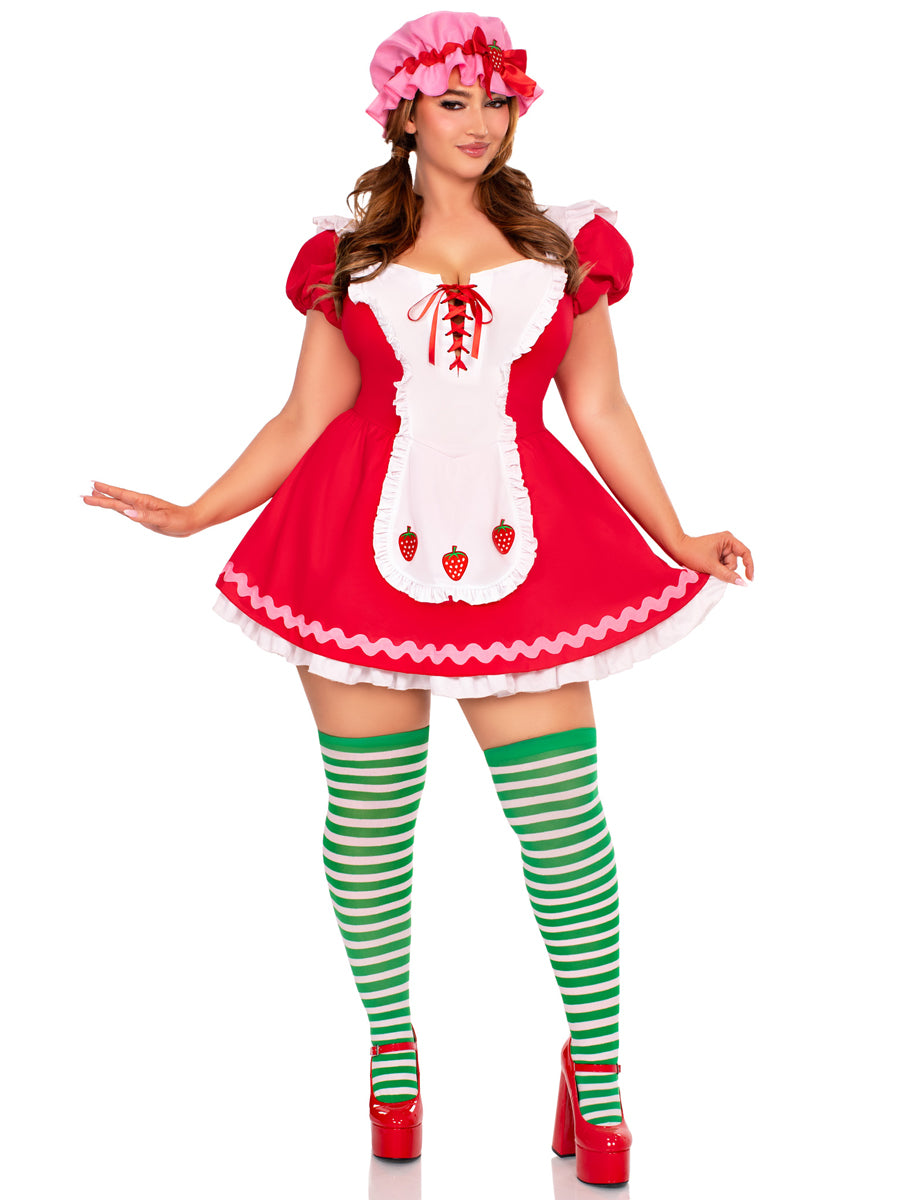Red Berry Cutie Womens Sexy Plus Size Costume