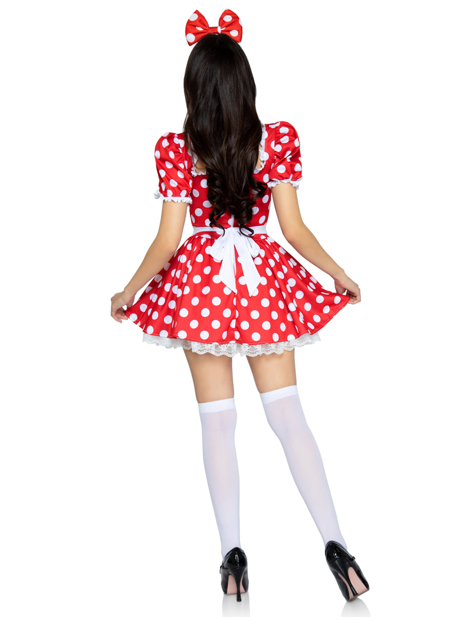 Polka Dot Mouse Sexy Womens Costume