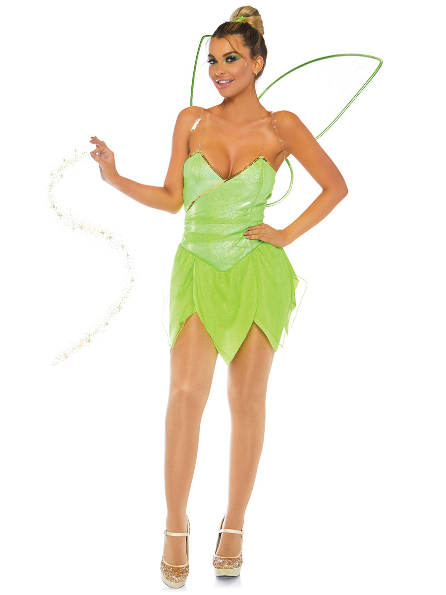Pretty Green Pixie Sexy Womens Costume