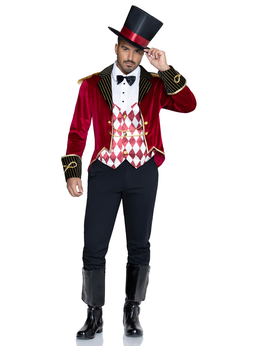 Mens Ravishing Red Ring Master Costume
