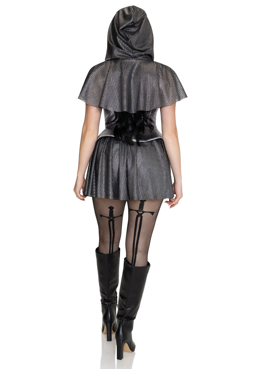 Sexy Womens Rebel Knight Medieval Costume Back Image
